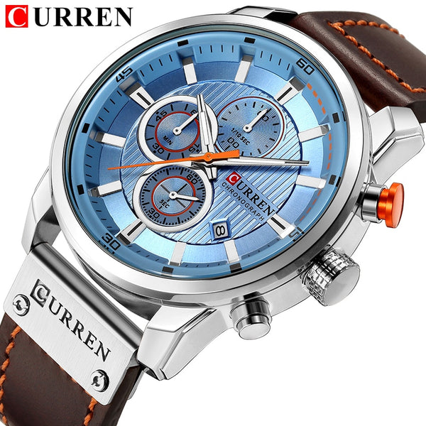 Luxury Chronograph Quartz Watch Men